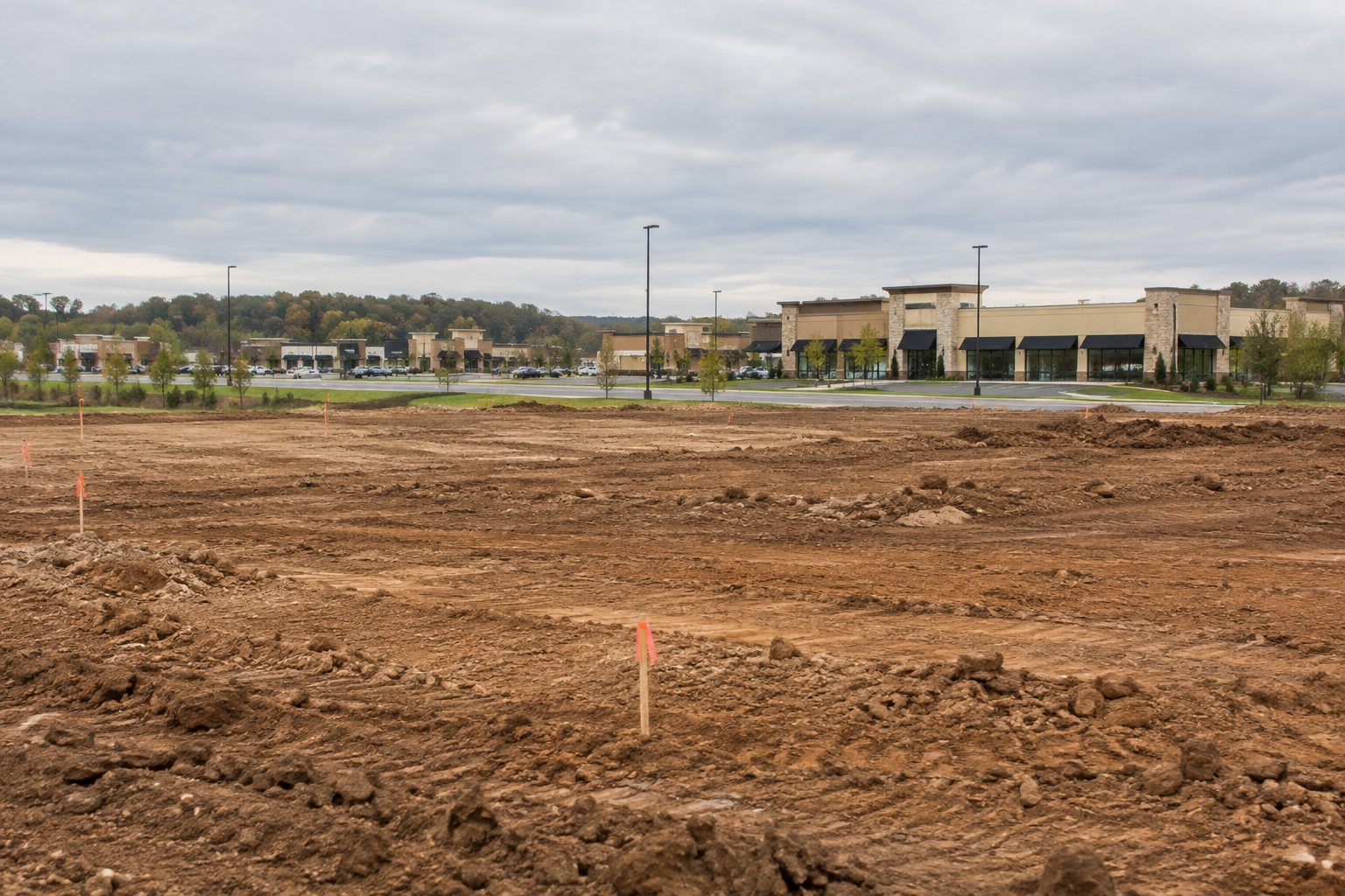 A Central Arkansas commercial development site, illustrative